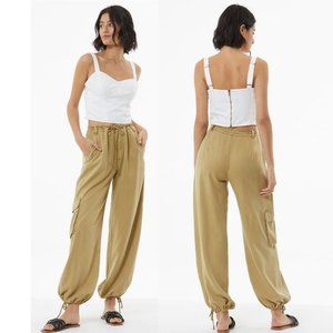 YFB Young Fabulous Broke womens Klem Cargo Pants Willow Sz M